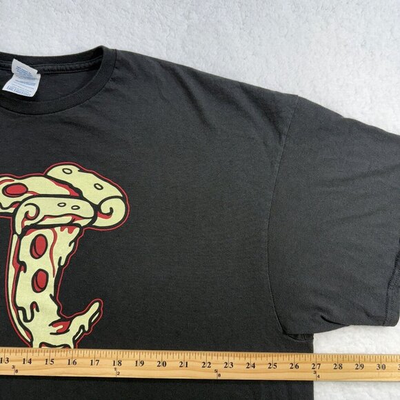 Pizza Pi Graphic T-Shirt Black Cotton Teachercore Math Pi Day Unisex Adult 3XL - Picture 6 of 7